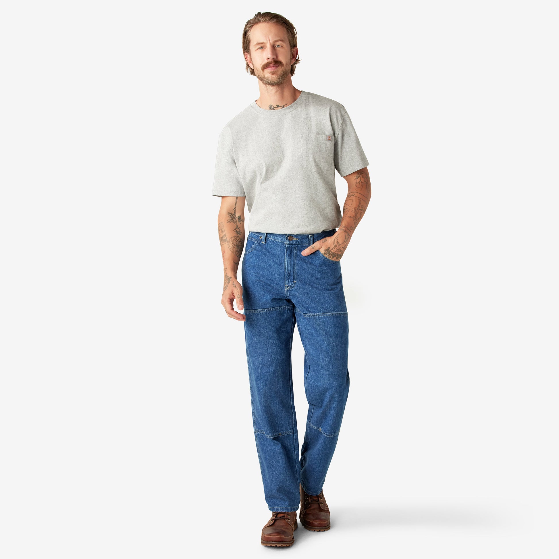 Dickies Relaxed Fit Double Knee Jeans