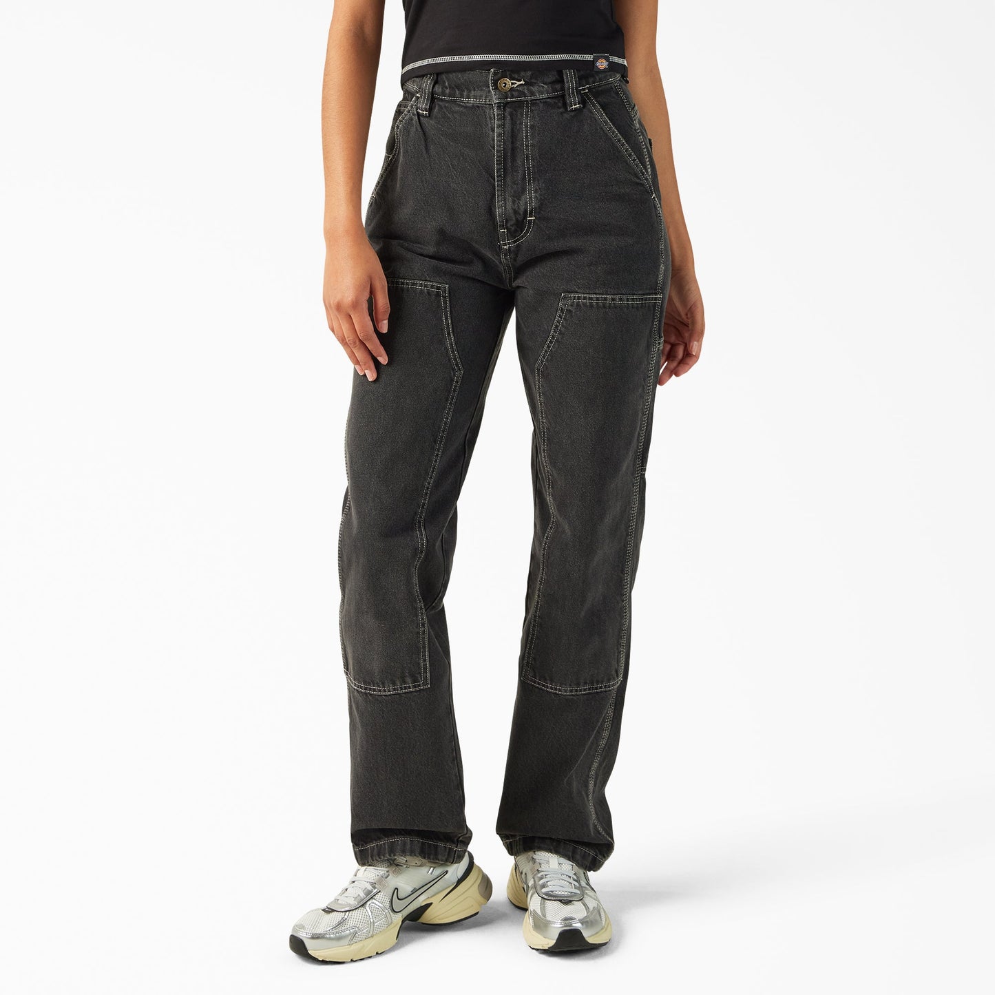 Dickies Women's Madison Loose Fit Double Knee Jeans
