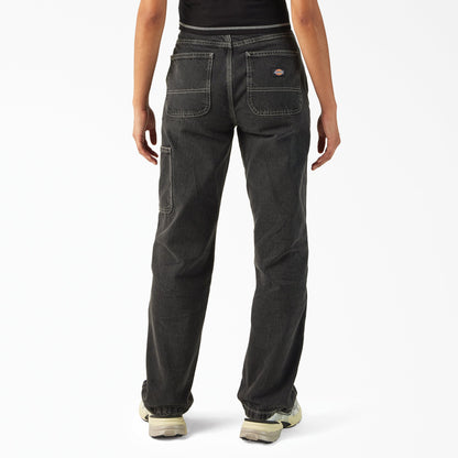 Dickies Women's Madison Loose Fit Double Knee Jeans