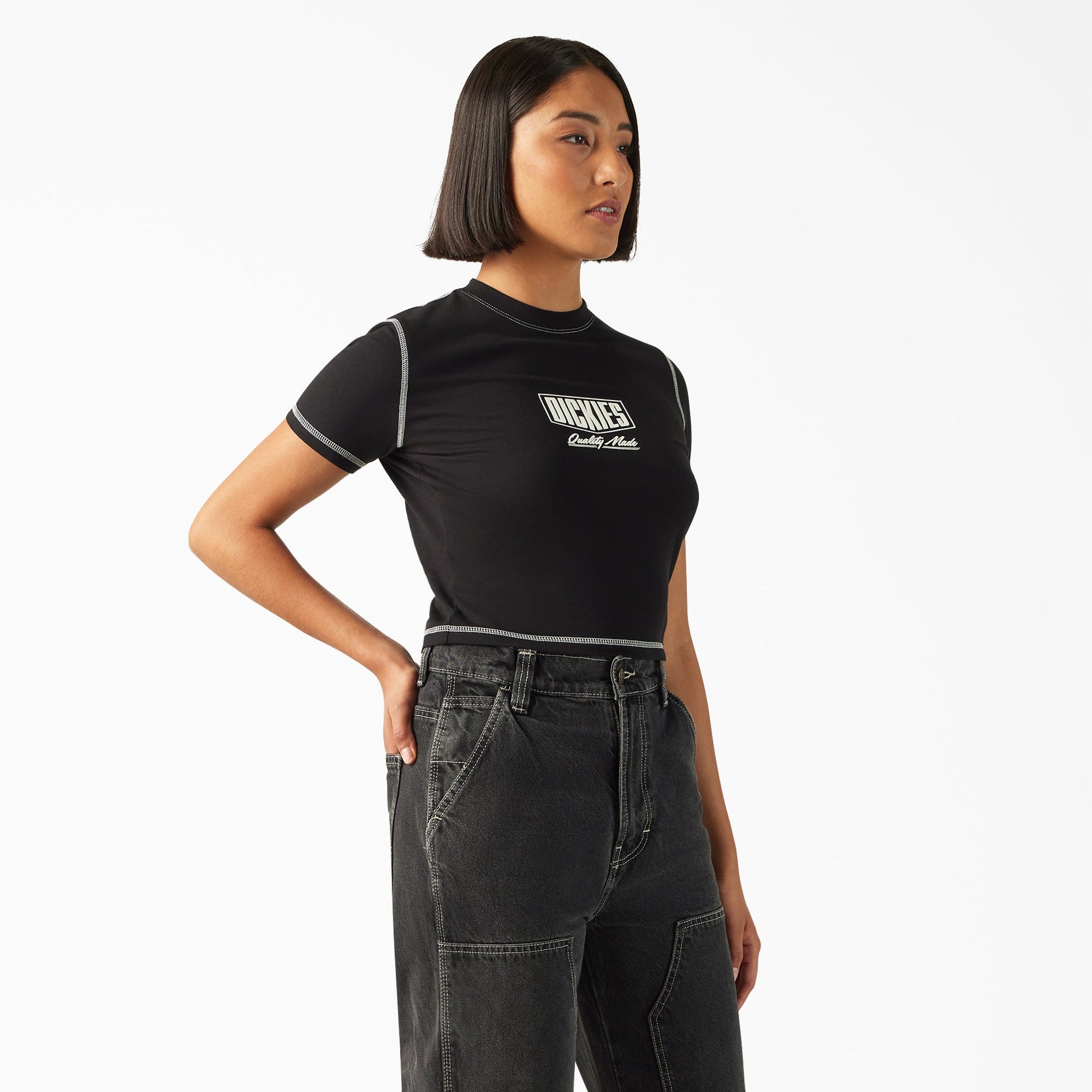 Dickies Women's Madison Loose Fit Double Knee Jeans