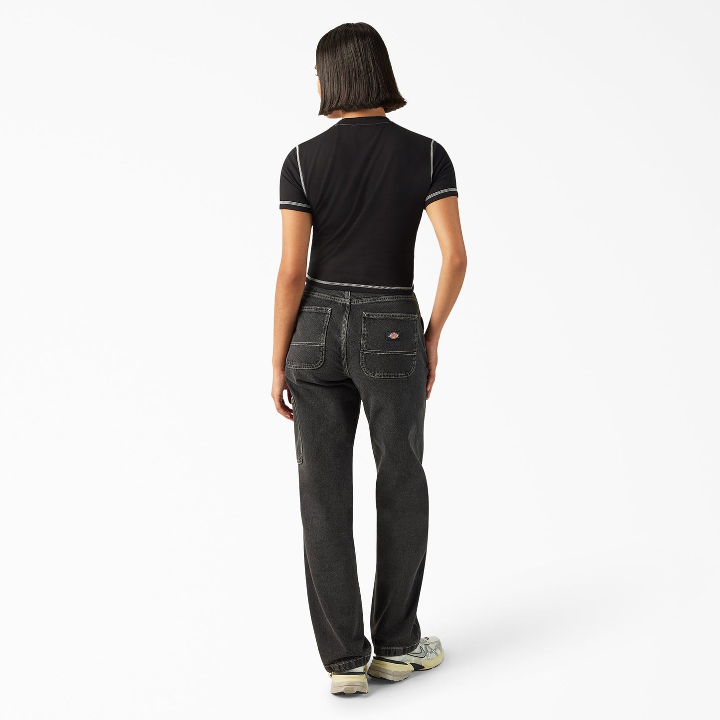 Dickies Women's Madison Loose Fit Double Knee Jeans