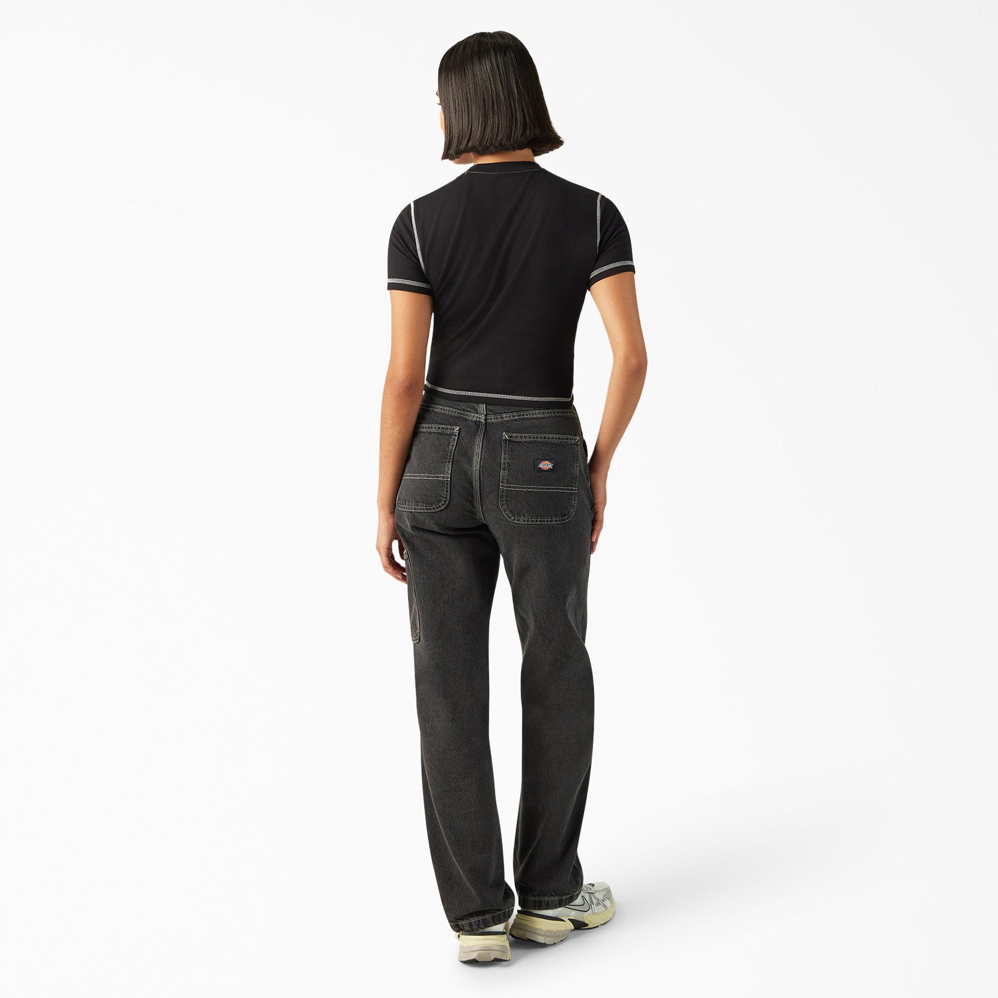 Dickies Women's Madison Loose Fit Double Knee Jeans