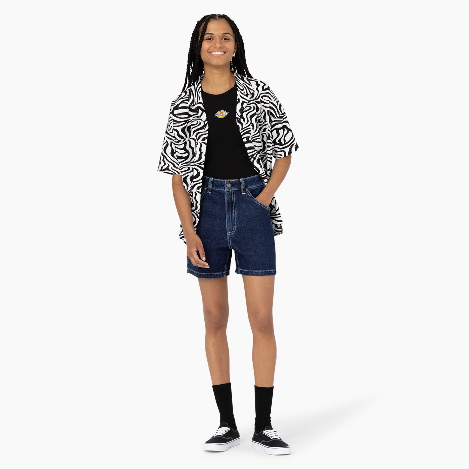 Dickies Women's Carpenter Jean Shorts, 5"