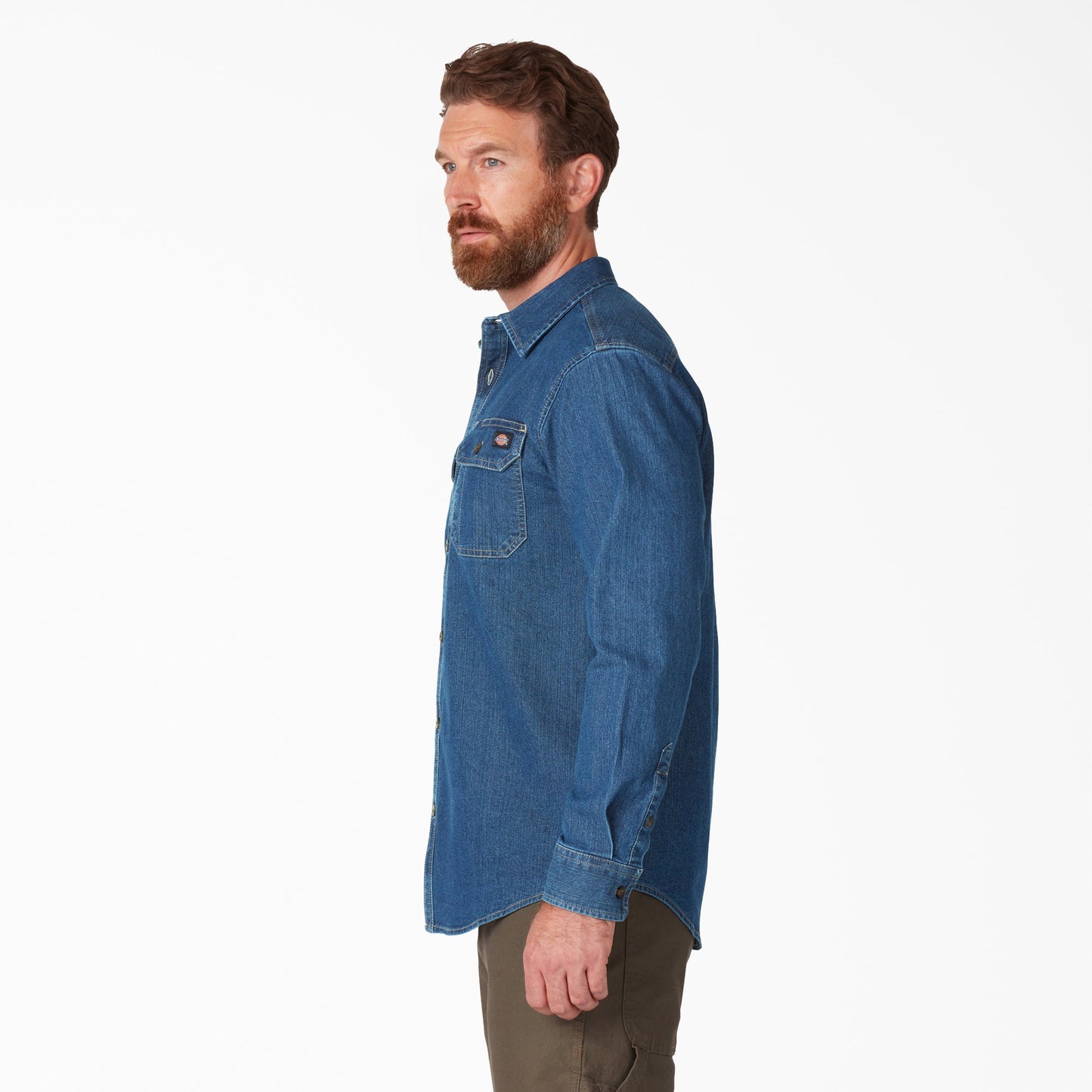 Dickies FLEX Denim Long Sleeve Shirt