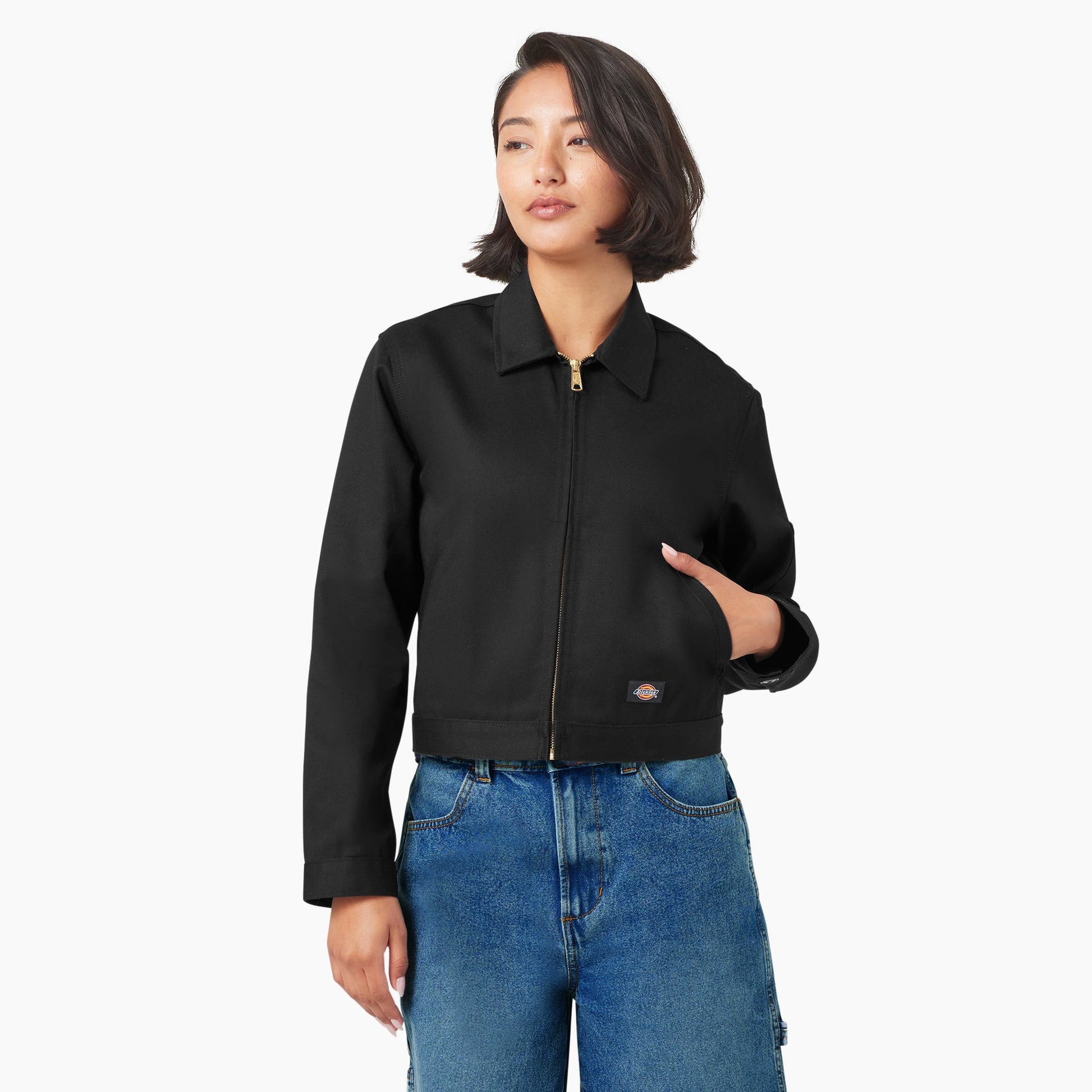Dickies Women's Unlined Cropped Eisenhower Jacket