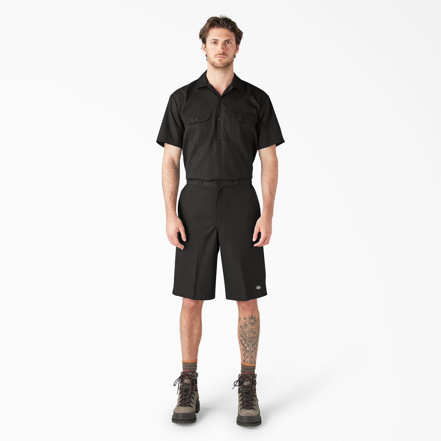 Dickies Loose Fit Flat Front Work Shorts, 13"