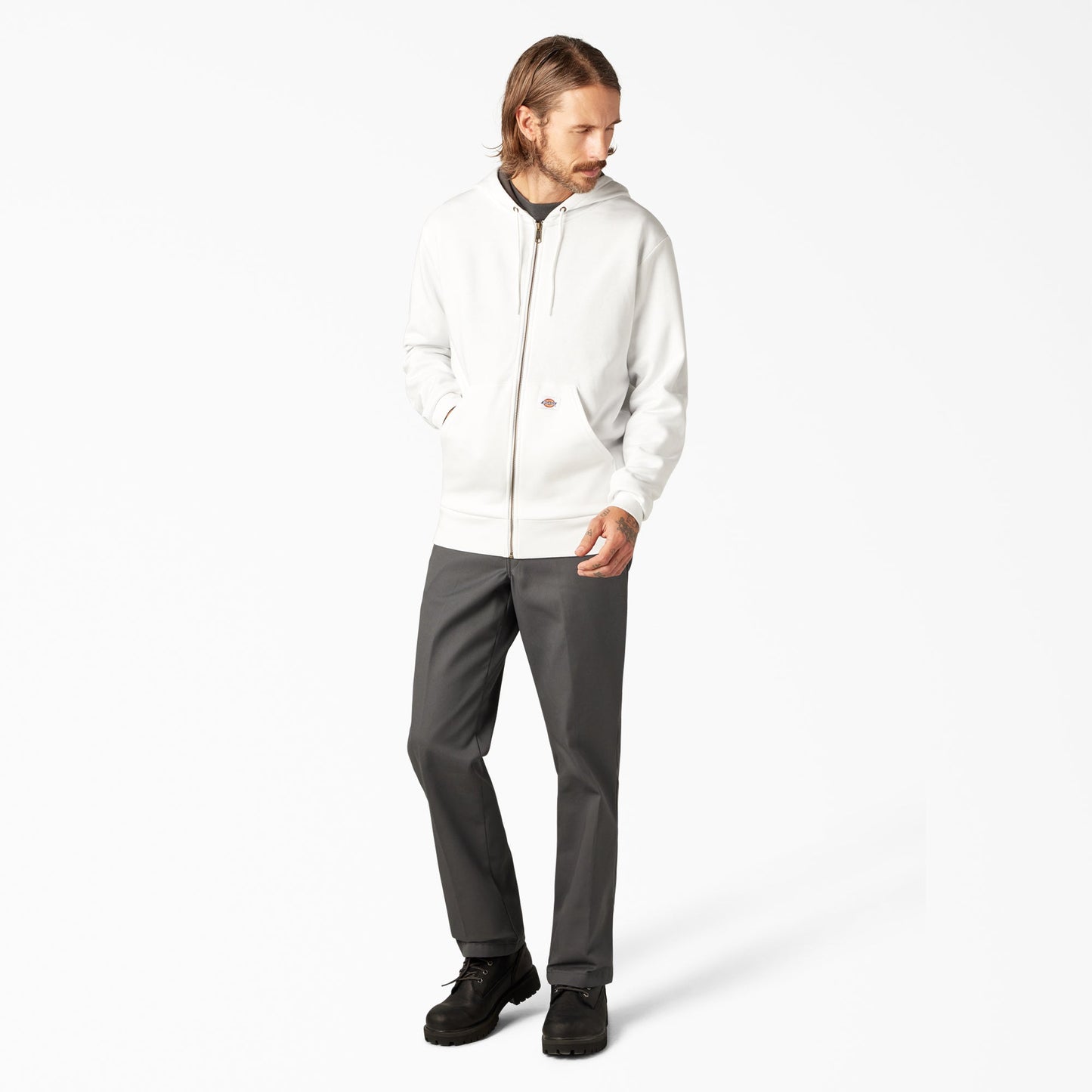 Dickies Thermal Lined Fleece Zip Hoodie