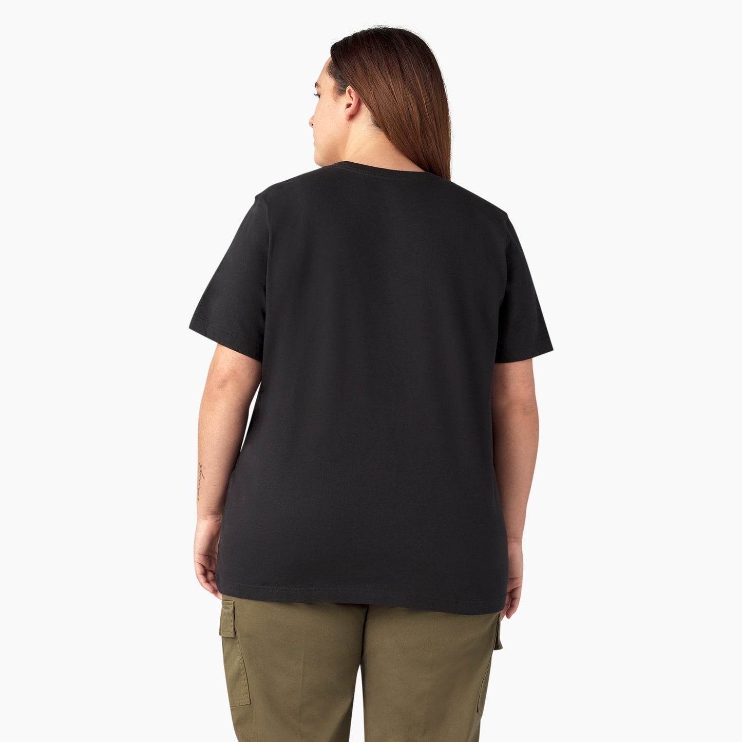 Dickies Women's Plus Heavyweight Logo T-Shirt