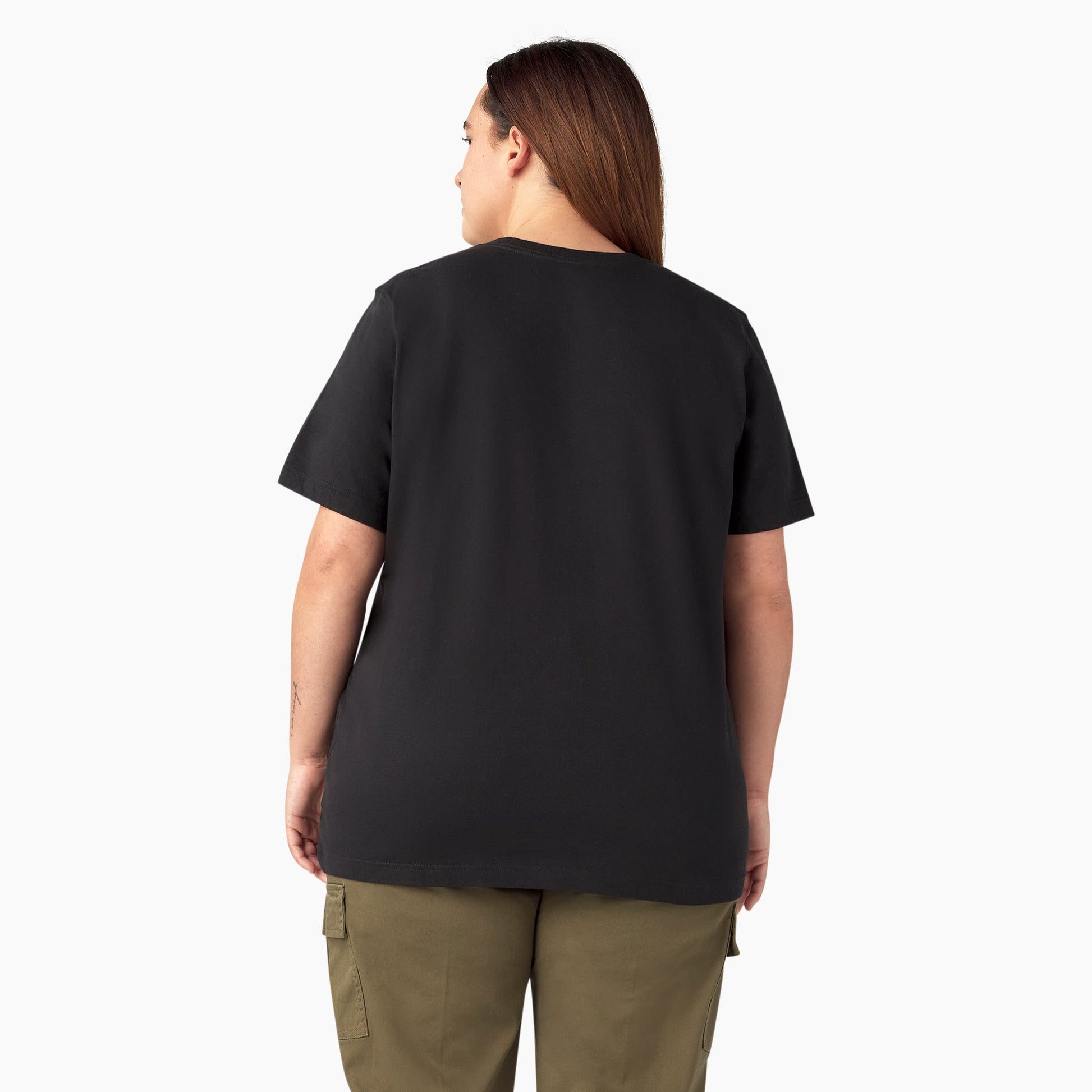 Dickies Women's Plus Heavyweight Logo T-Shirt
