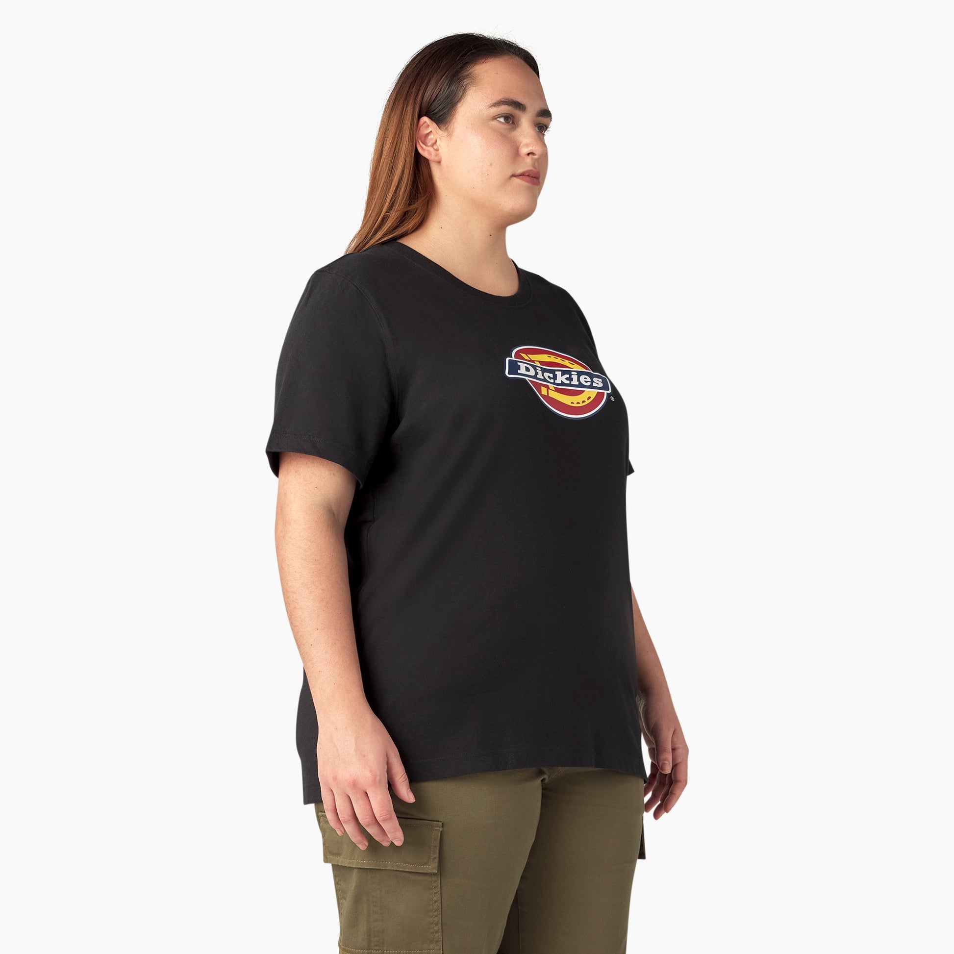 Dickies Women's Plus Heavyweight Logo T-Shirt