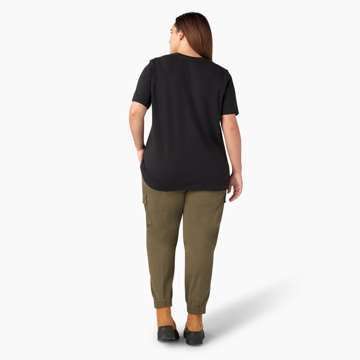 Dickies Women's Plus Heavyweight Logo T-Shirt