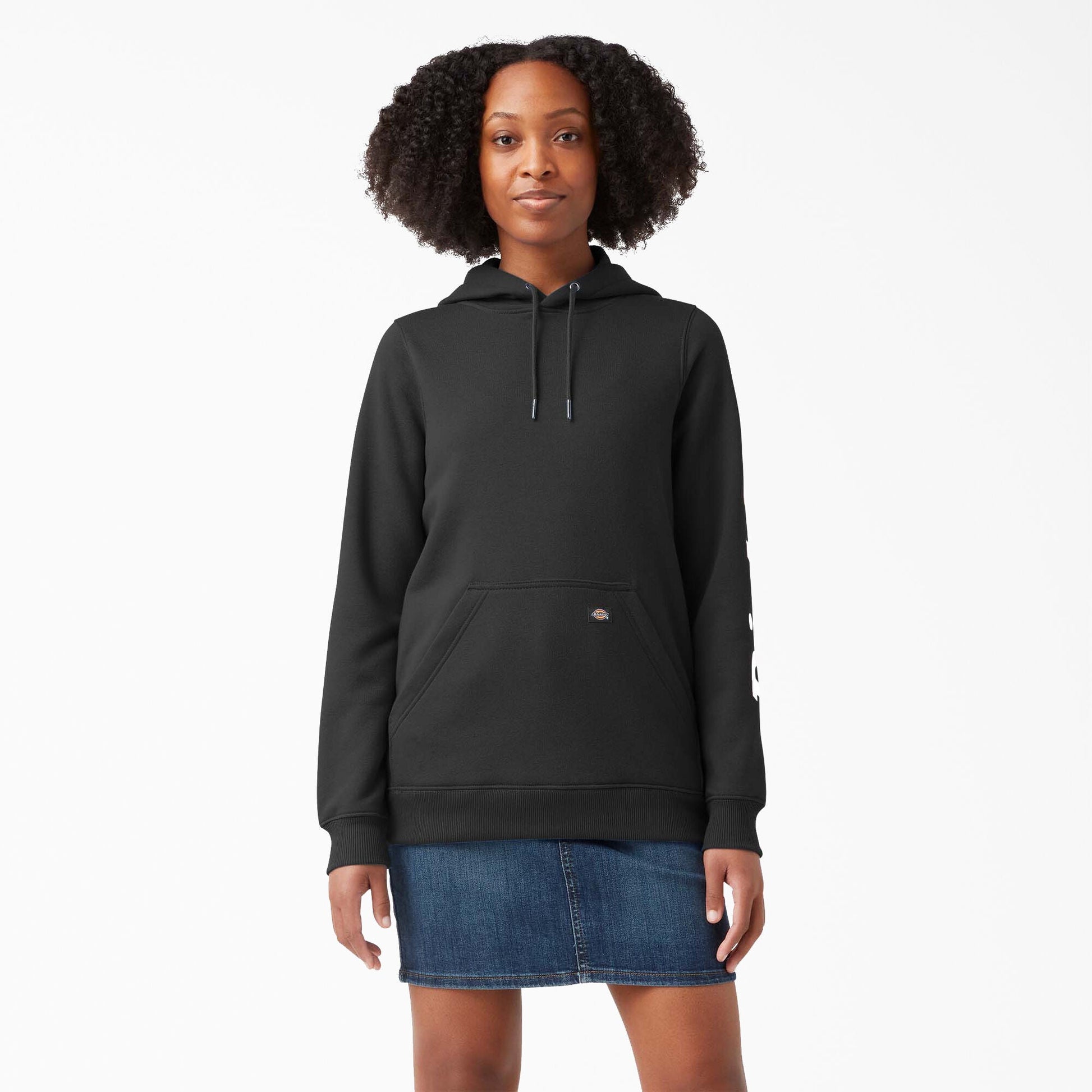 Dickies Women's Water Repellent Sleeve Logo Hoodie