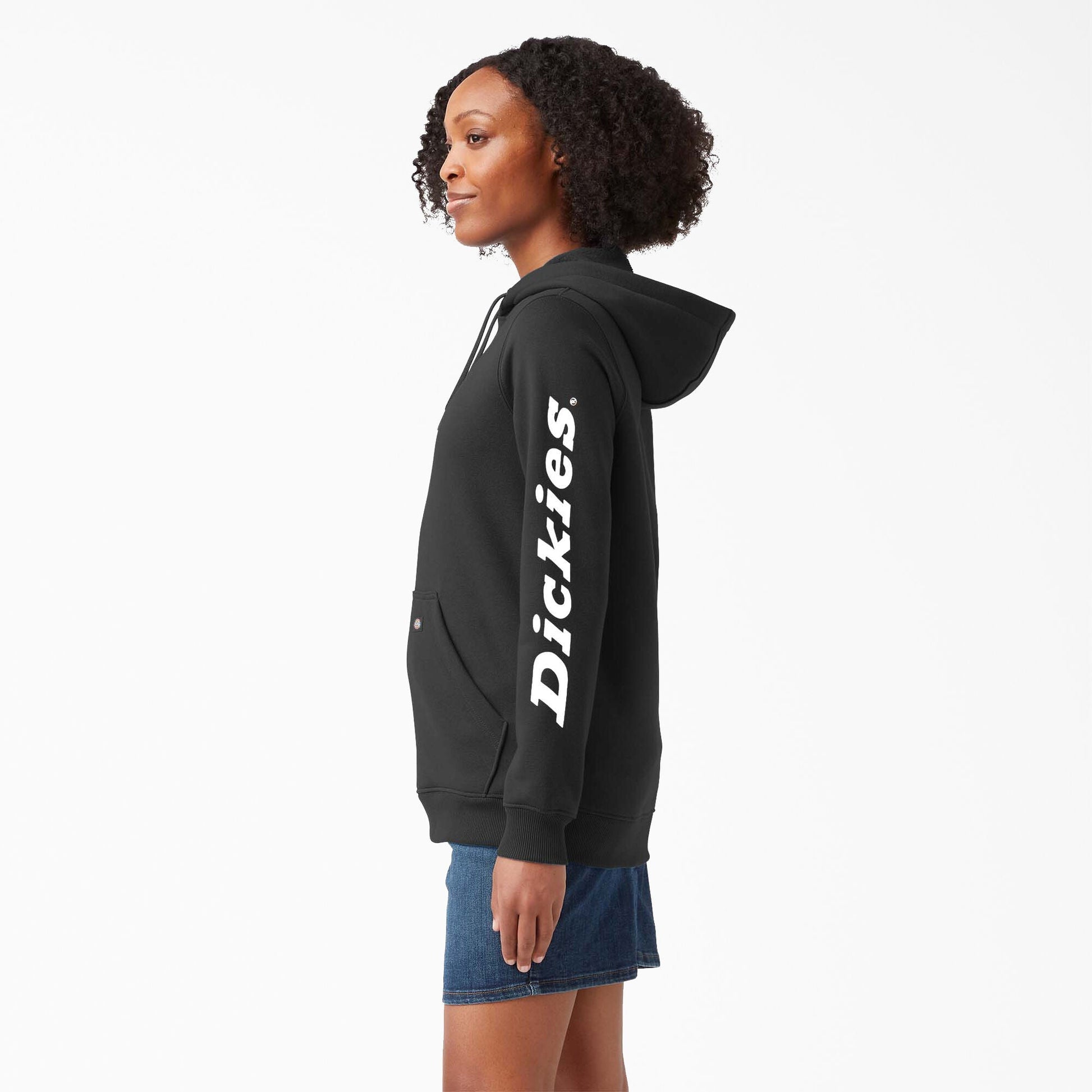 Dickies Women's Water Repellent Sleeve Logo Hoodie