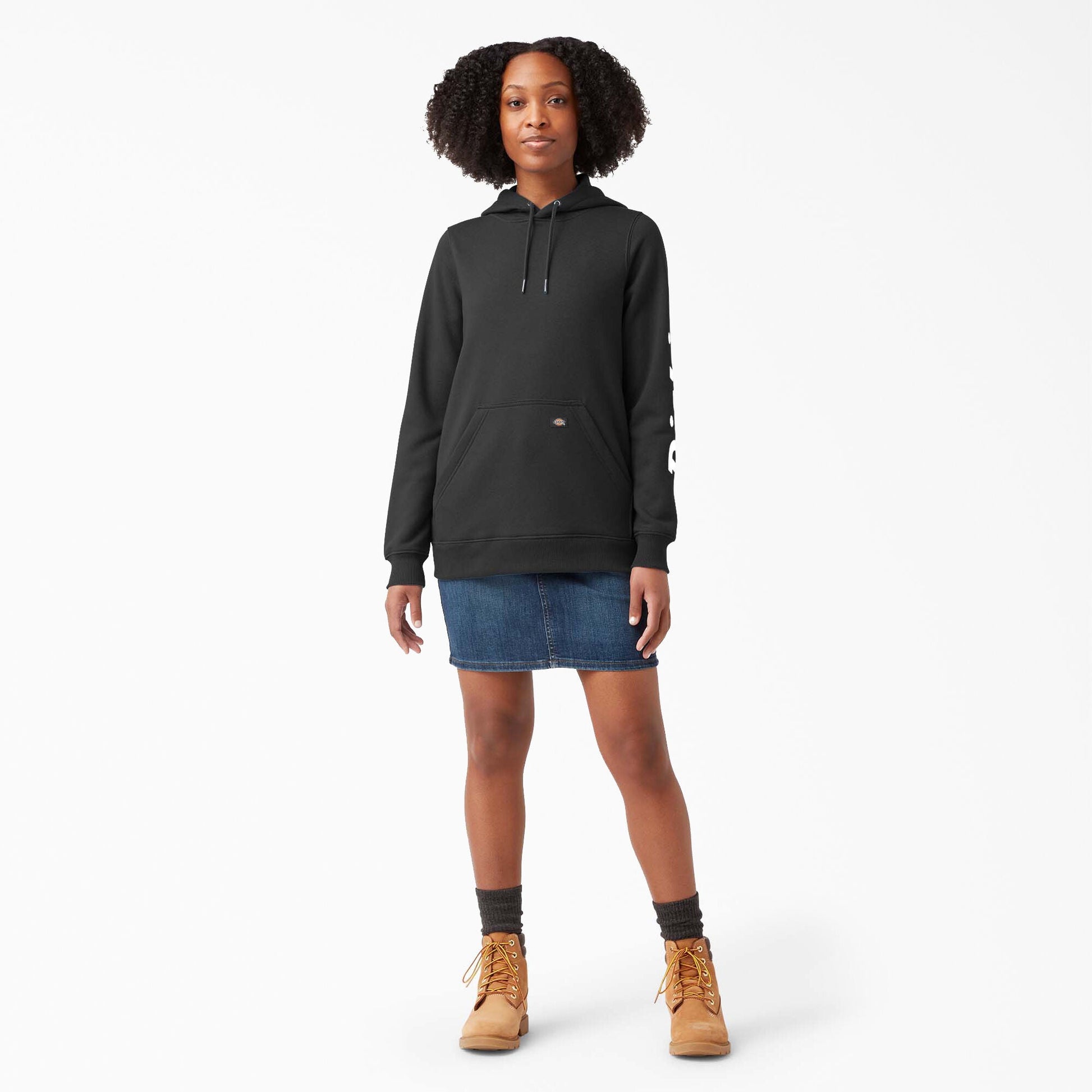 Dickies Women's Water Repellent Sleeve Logo Hoodie