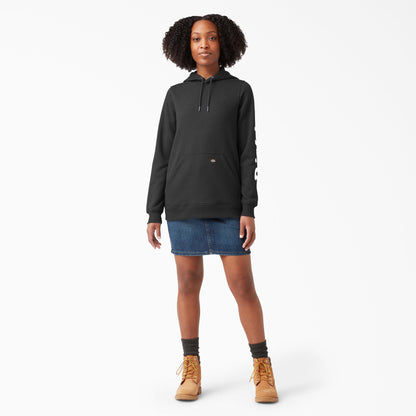 Dickies Women's Water Repellent Sleeve Logo Hoodie
