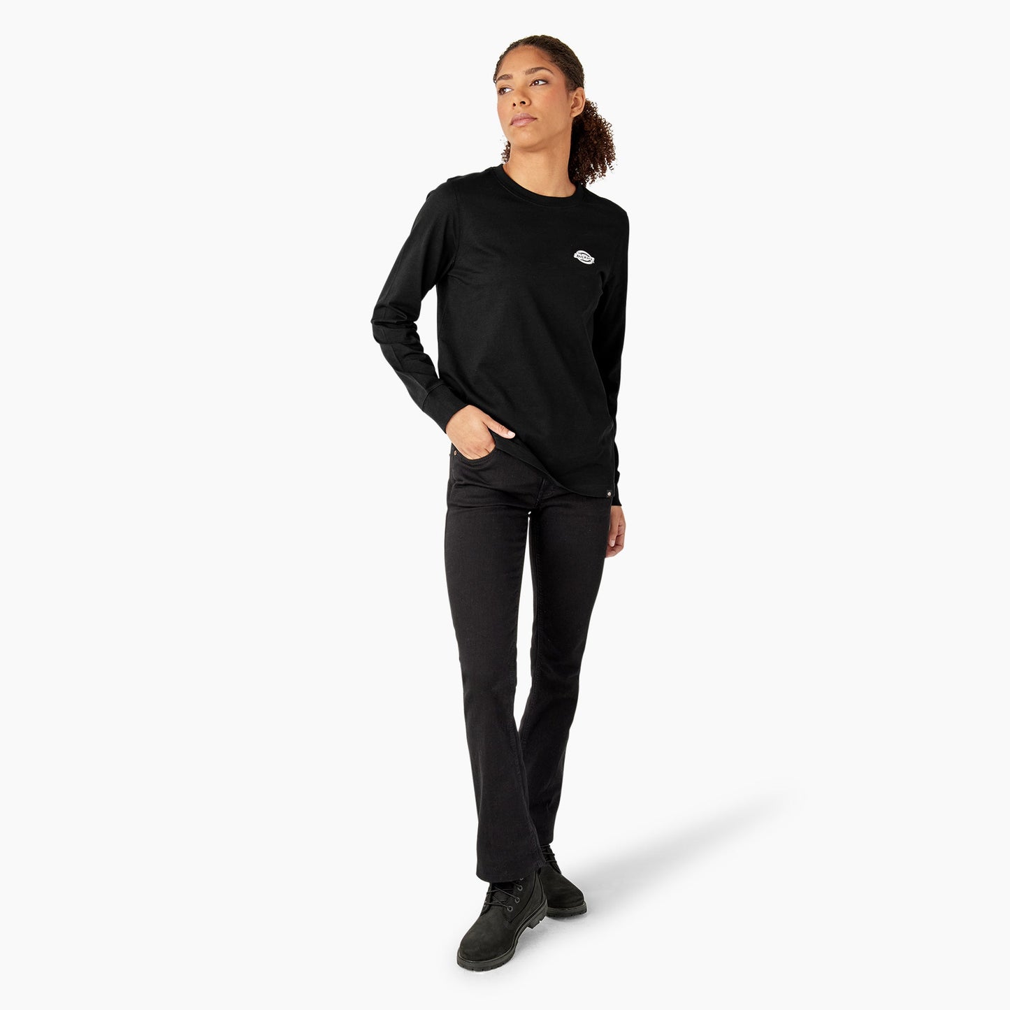 Dickies Women's Long Sleeve Heavyweight Graphic T-Shirt