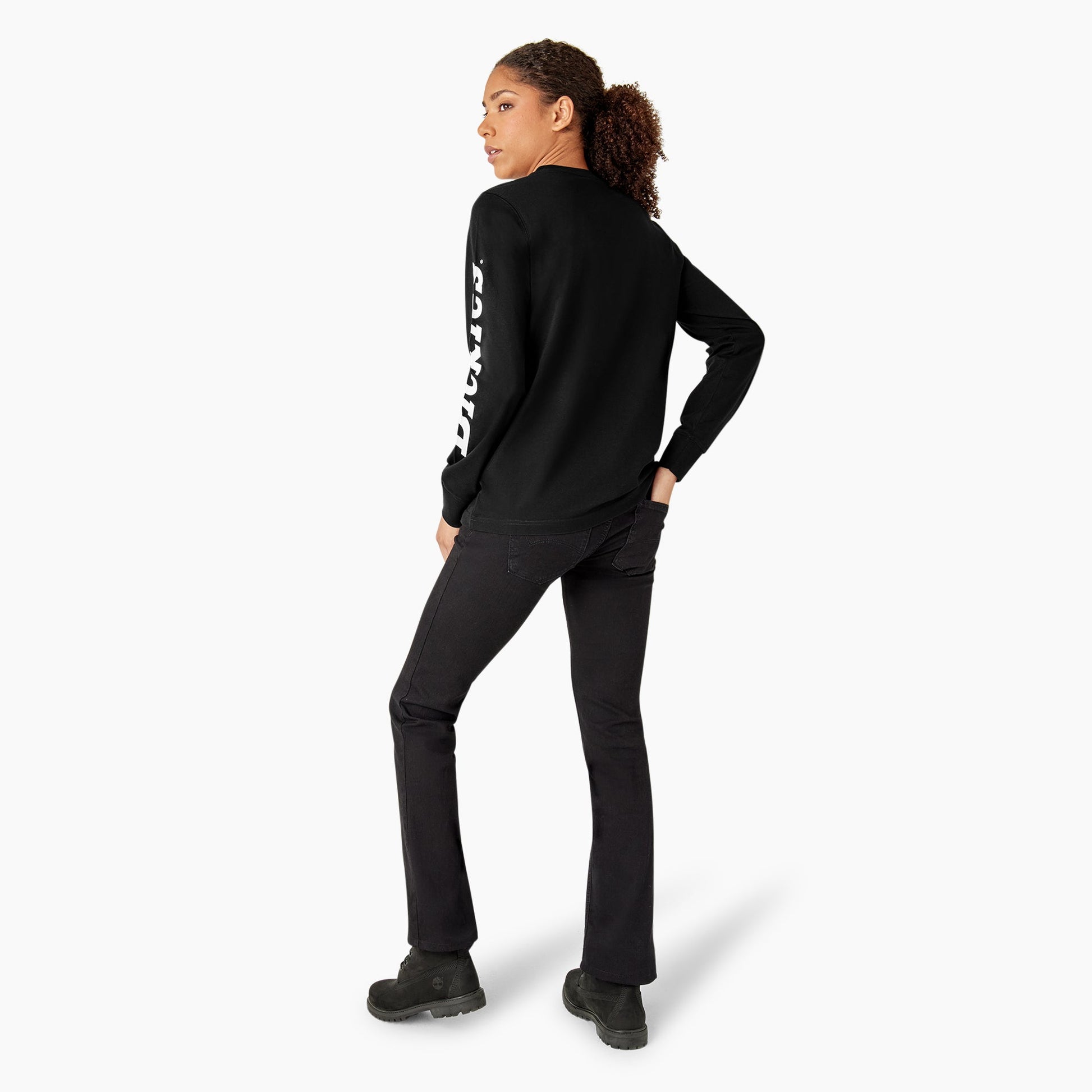 Dickies Women's Long Sleeve Heavyweight Graphic T-Shirt