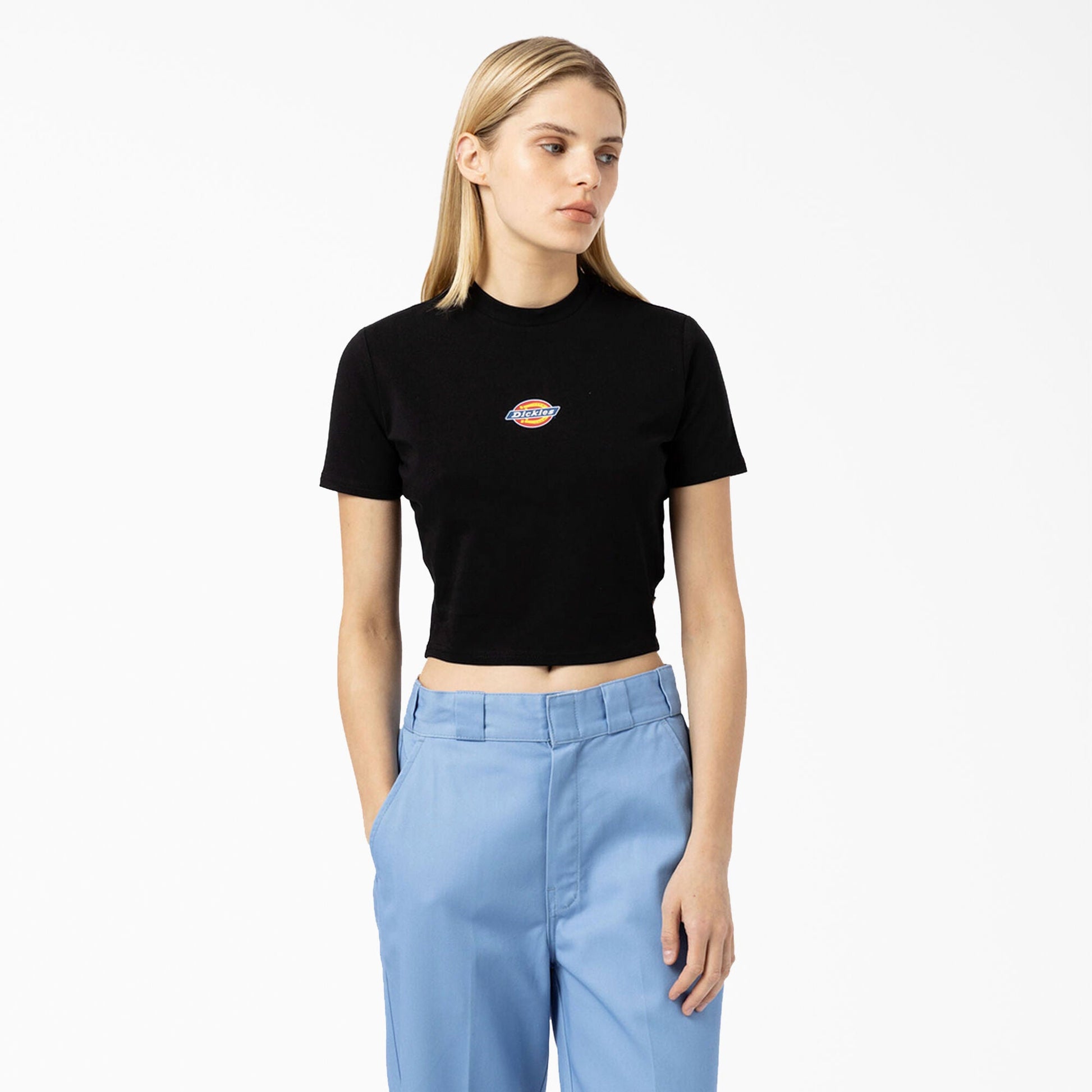 Dickies Women's Maple Valley Logo Cropped T-Shirt