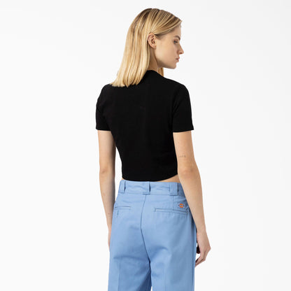 Dickies Women's Maple Valley Logo Cropped T-Shirt
