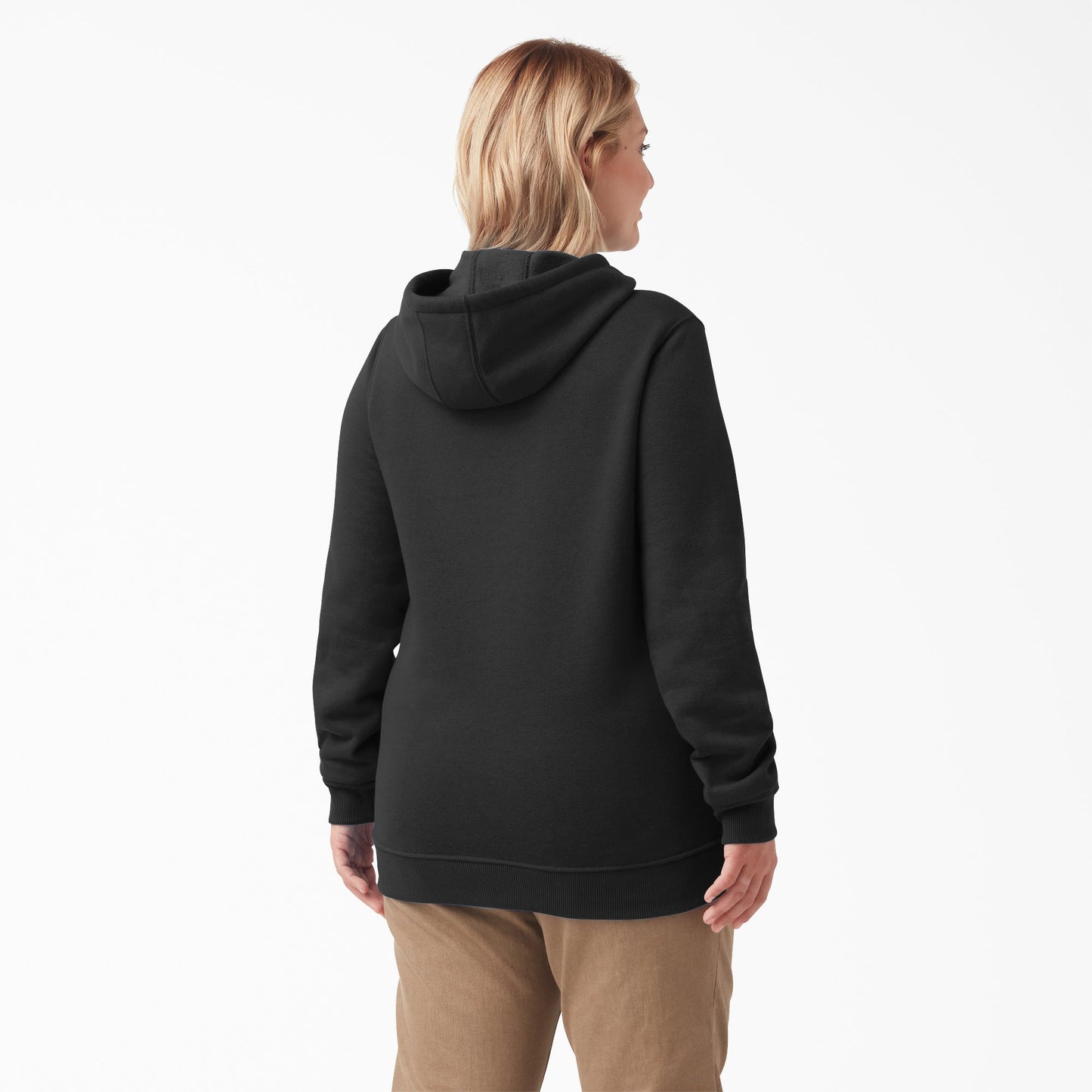 Dickies Women's Plus Water Repellent Sleeve Logo Hoodie