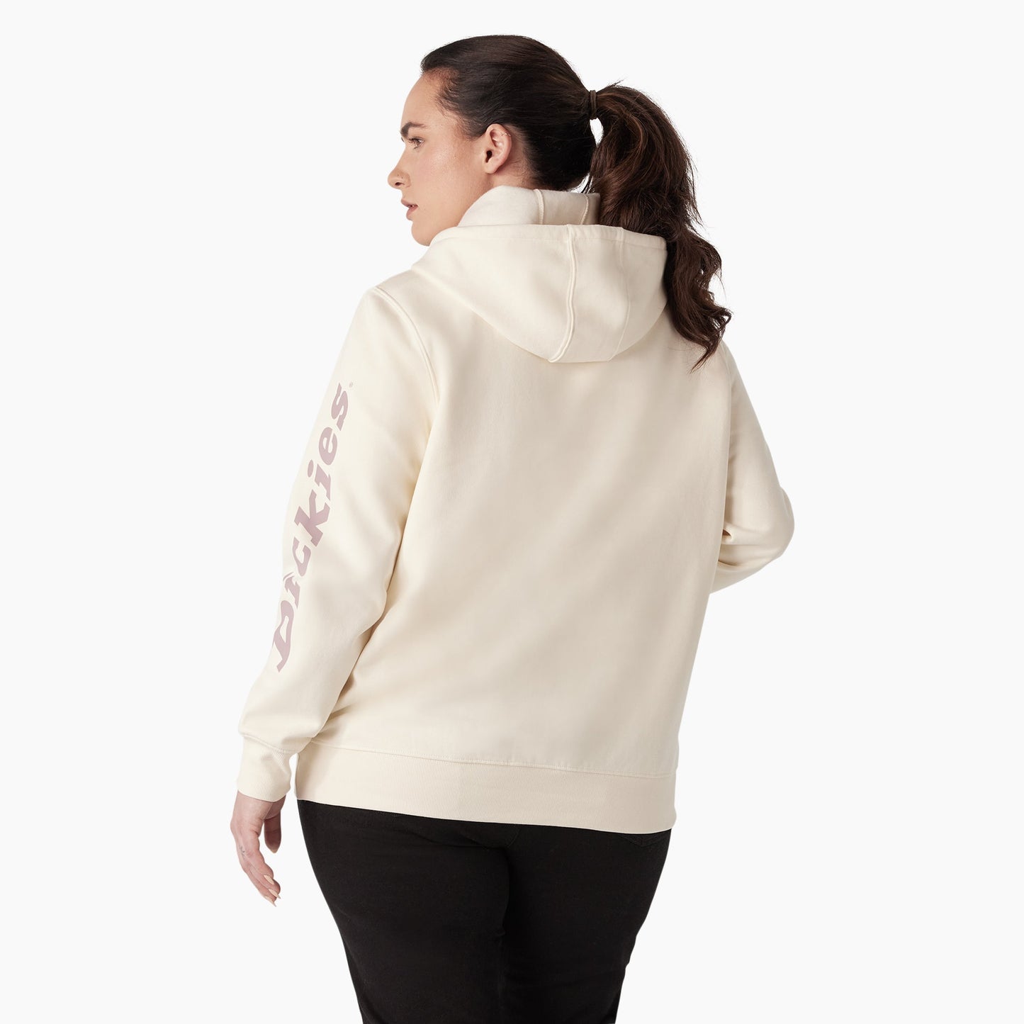Dickies Women's Plus Water Repellent Sleeve Logo Hoodie