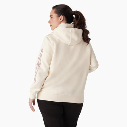 Dickies Women's Plus Water Repellent Sleeve Logo Hoodie