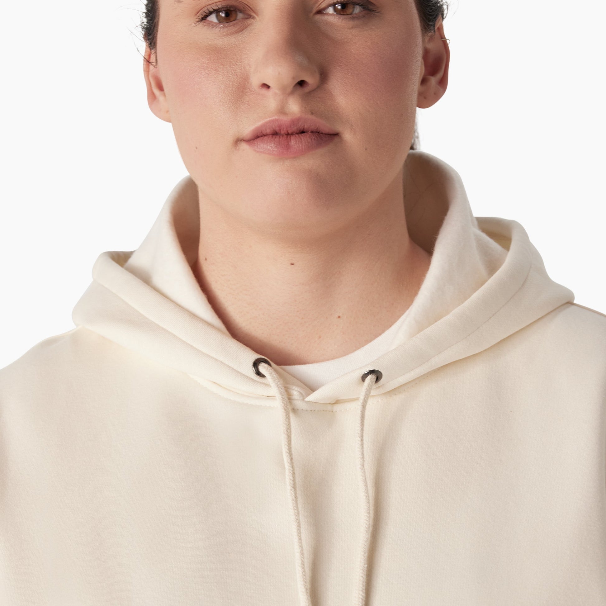 Dickies Women's Plus Water Repellent Sleeve Logo Hoodie