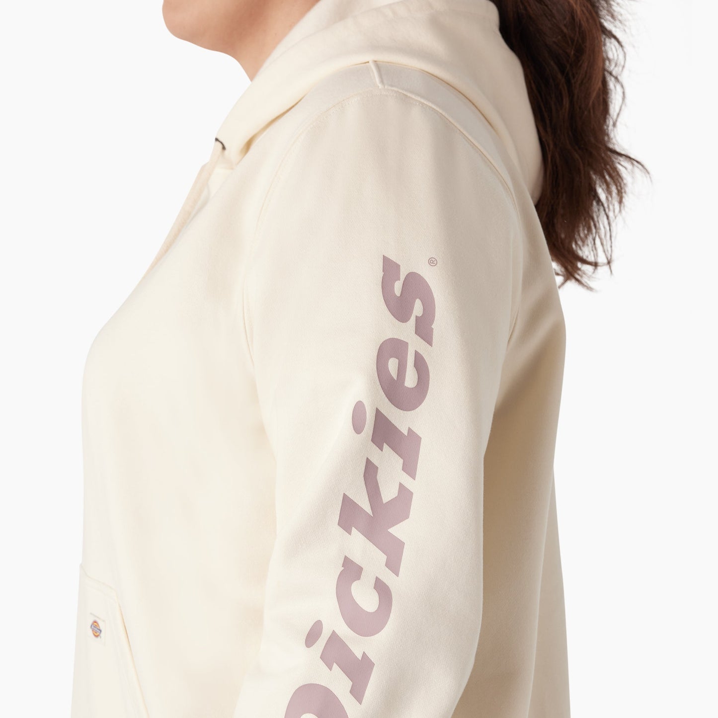 Dickies Women's Plus Water Repellent Sleeve Logo Hoodie