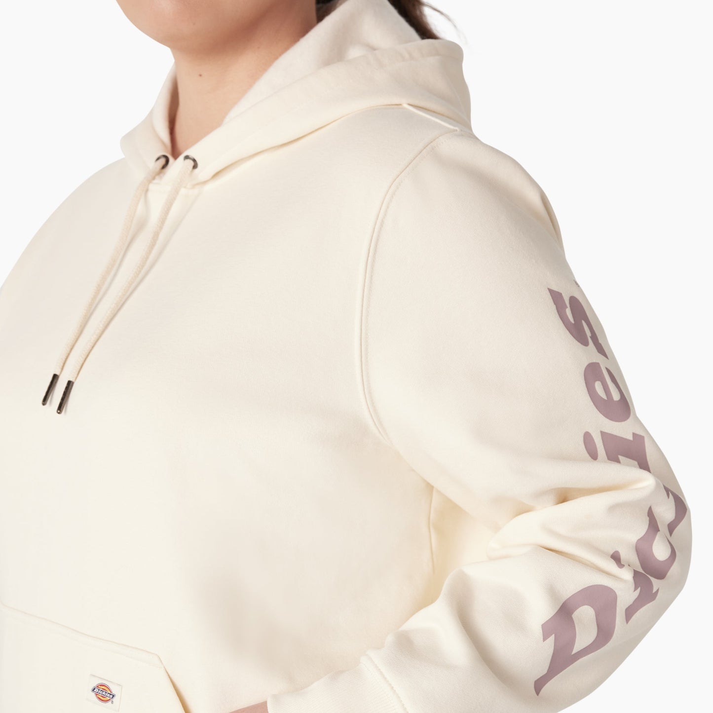 Dickies Women's Plus Water Repellent Sleeve Logo Hoodie