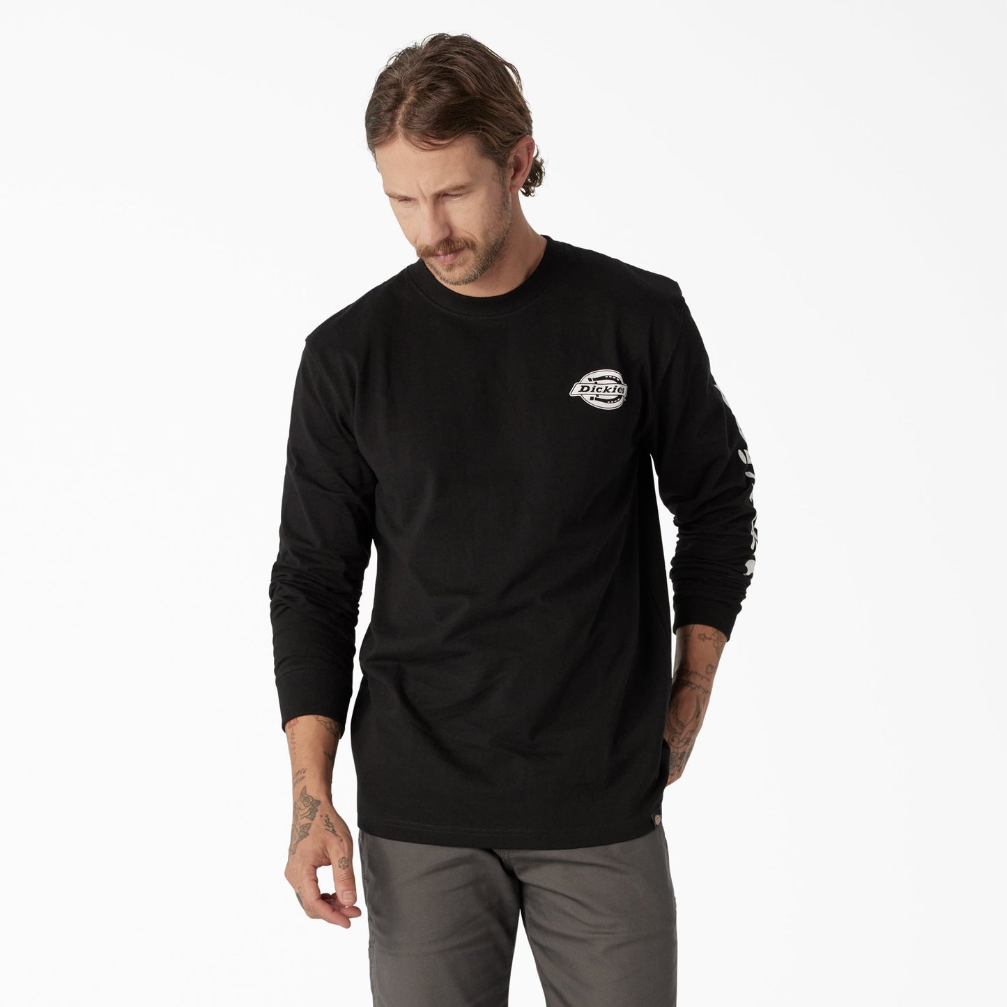 Dickies Long Sleeve Heavyweight Logo T-Shirt