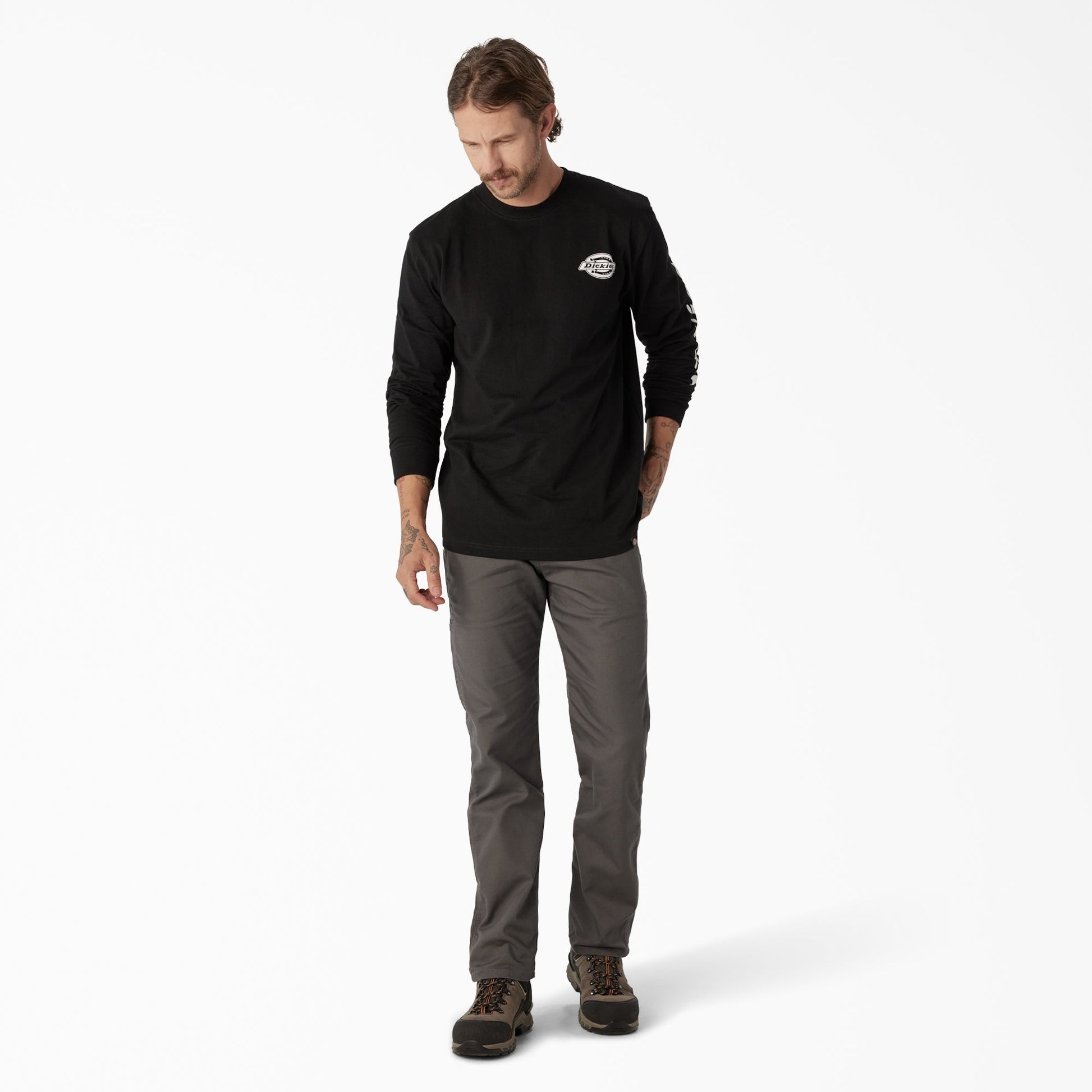 Dickies Long Sleeve Heavyweight Logo T-Shirt