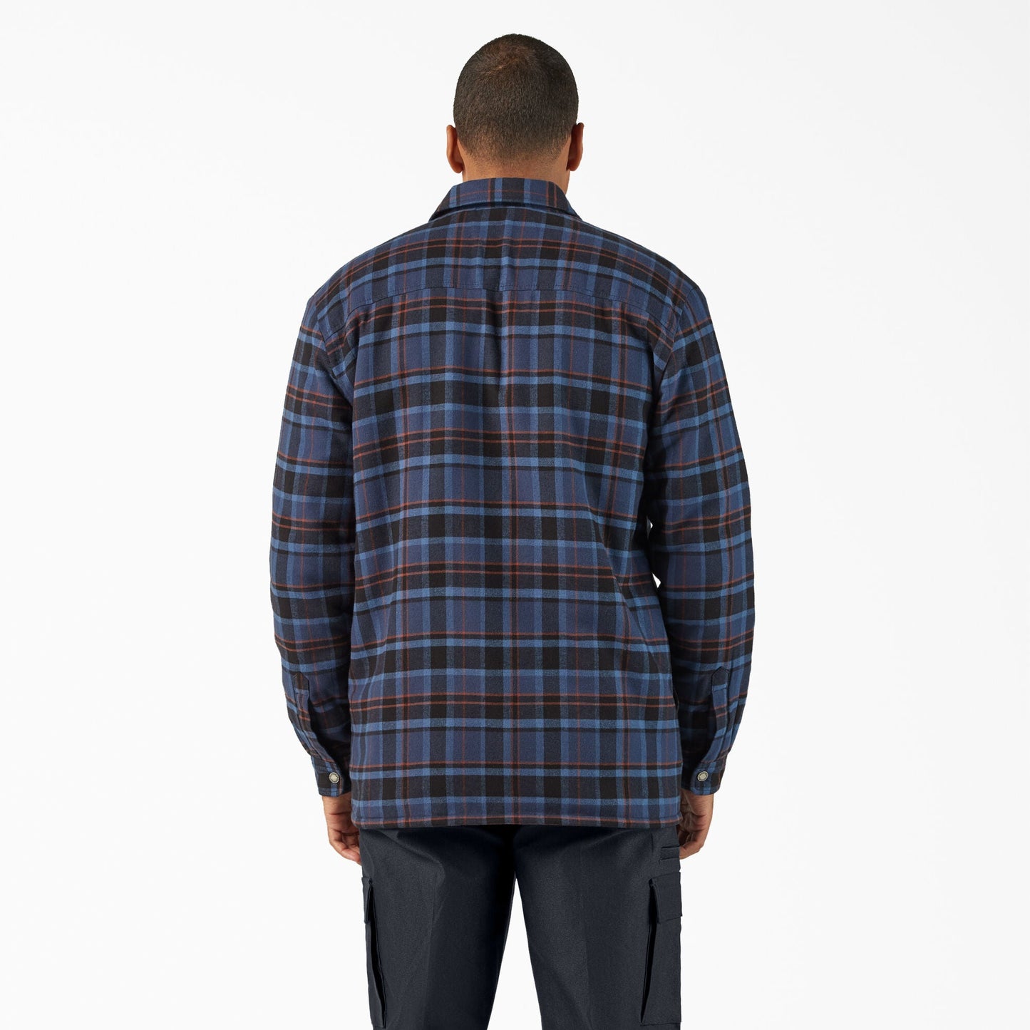 Dickies Water Repellent Fleece-Lined Flannel Shirt Jacket