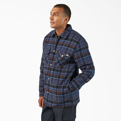 Dickies Water Repellent Fleece-Lined Flannel Shirt Jacket