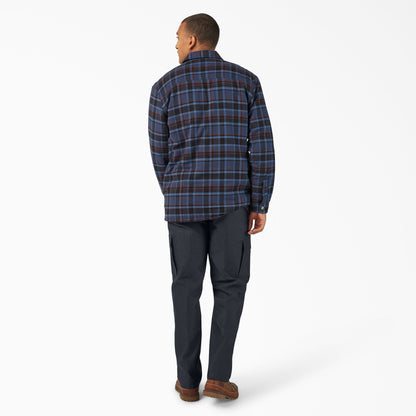 Dickies Water Repellent Fleece-Lined Flannel Shirt Jacket