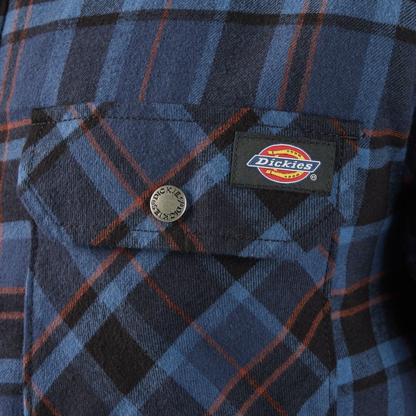 Dickies Water Repellent Fleece-Lined Flannel Shirt Jacket