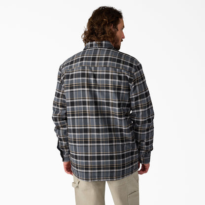 Dickies Water Repellent Fleece-Lined Flannel Shirt Jacket