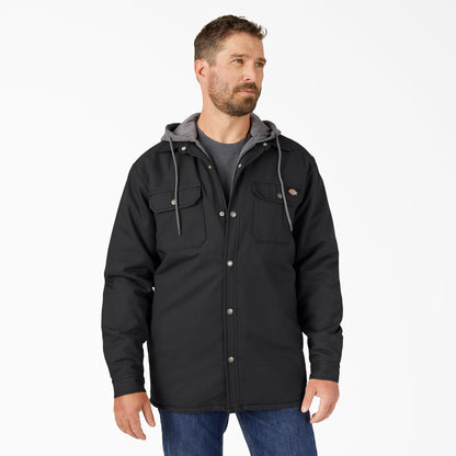 Dickies Water Repellent Duck Hooded Shirt Jacket