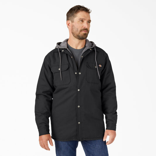 Dickies Water Repellent Duck Hooded Shirt Jacket