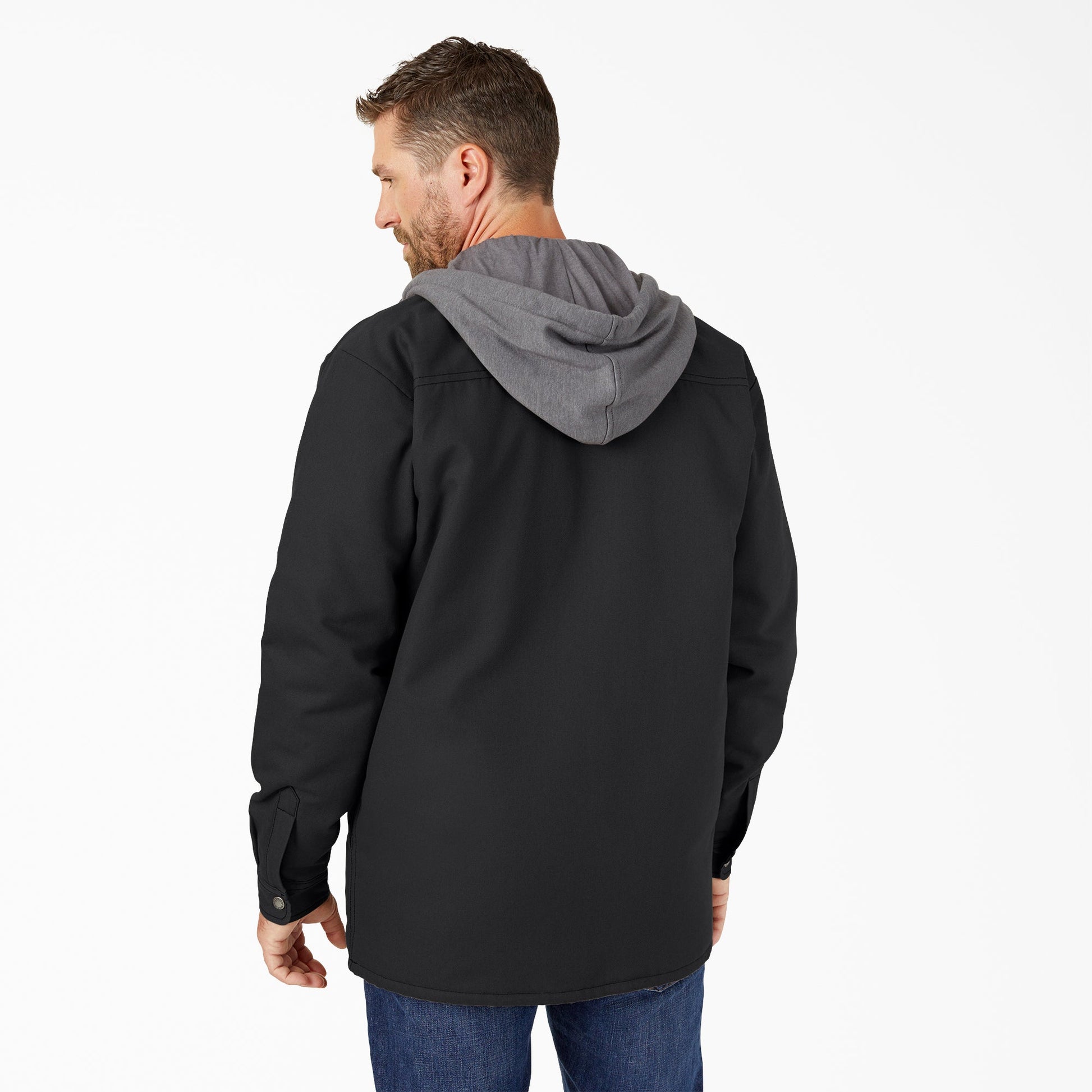 Dickies Water Repellent Duck Hooded Shirt Jacket