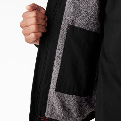Dickies Duck Canvas High Pile Fleece Lined Jacket