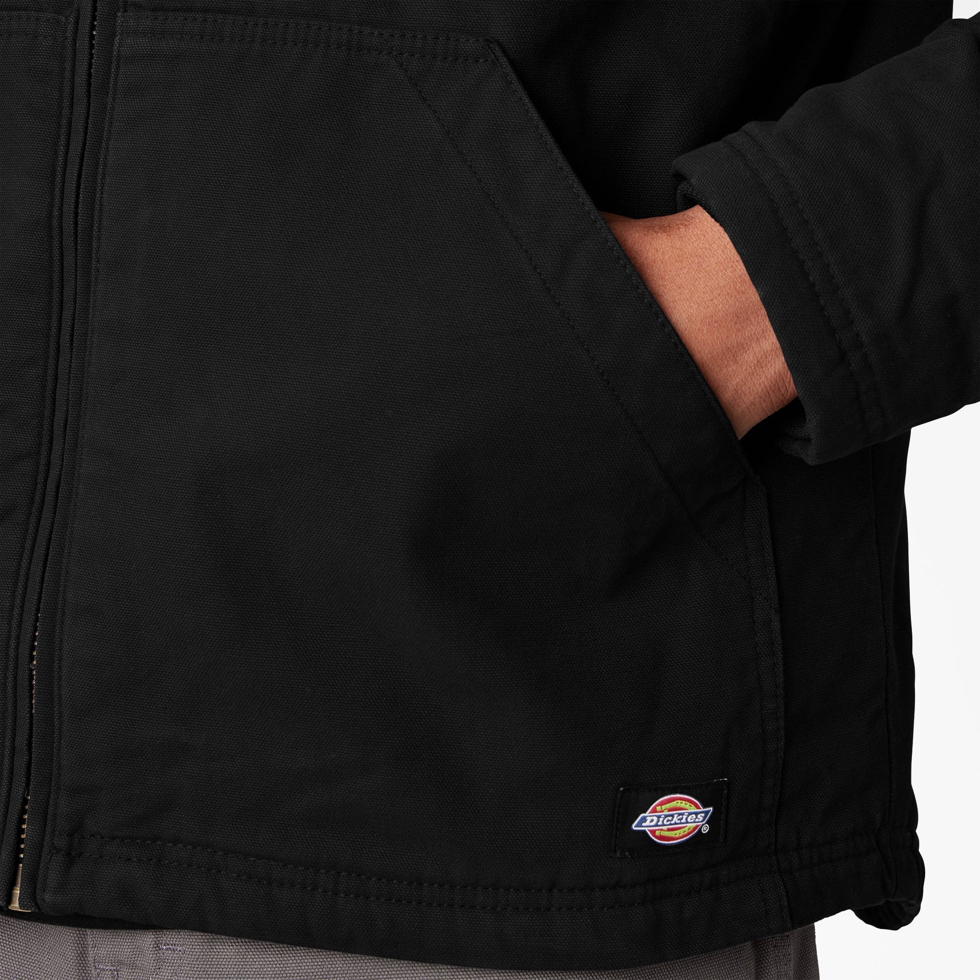 Dickies Duck Canvas High Pile Fleece Lined Jacket