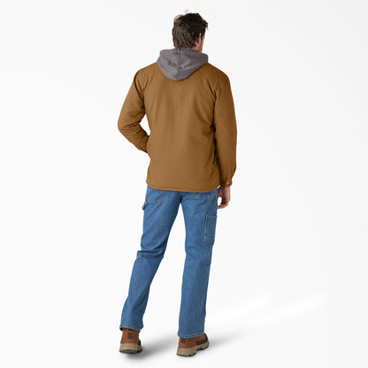Dickies Water Repellent Duck Hooded Shirt Jacket