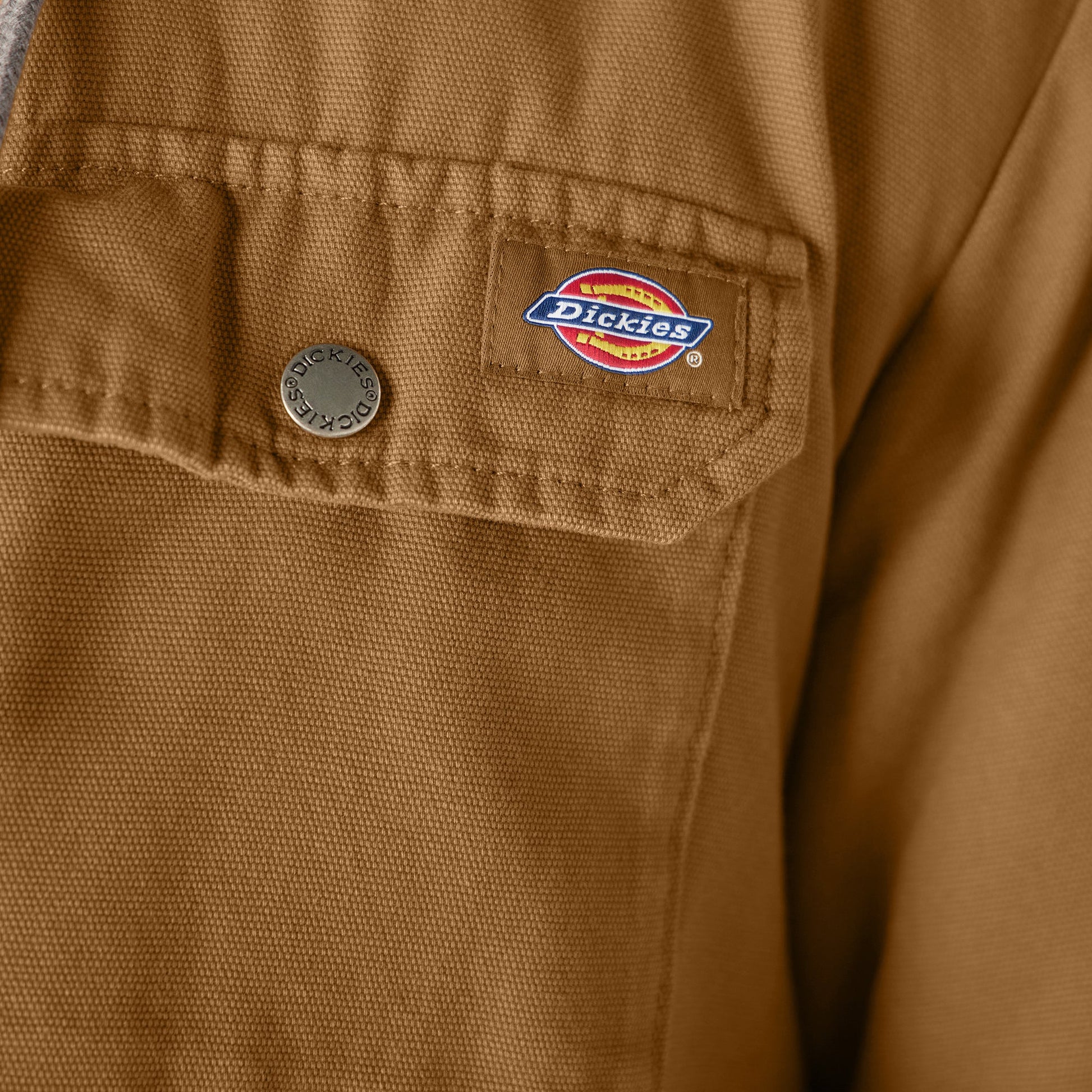 Dickies Water Repellent Duck Hooded Shirt Jacket