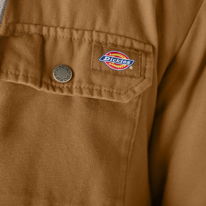 Dickies Water Repellent Duck Hooded Shirt Jacket