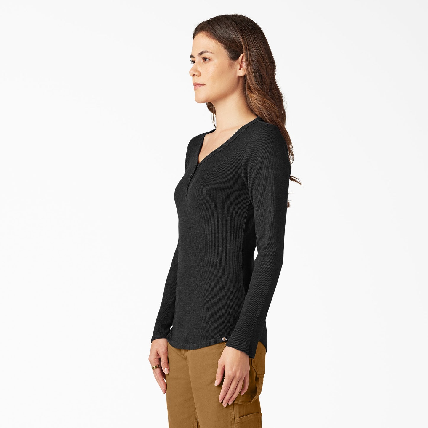 Dickies Women's Henley Long Sleeve Shirt