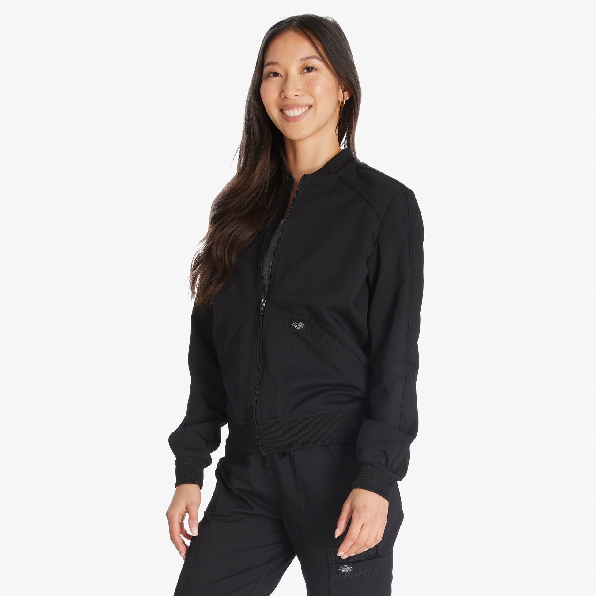 Dickies Women's Balance Zip Front Scrub Jacket