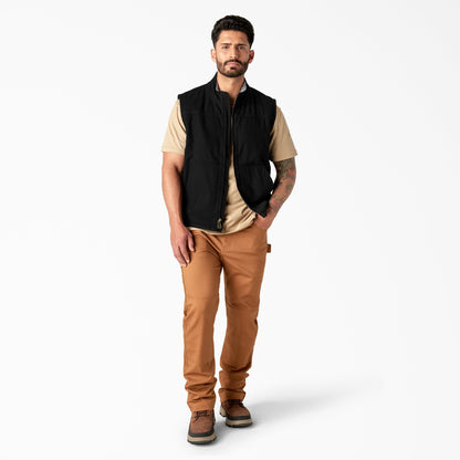 Dickies Duck Canvas High Pile Fleece Lined Vest