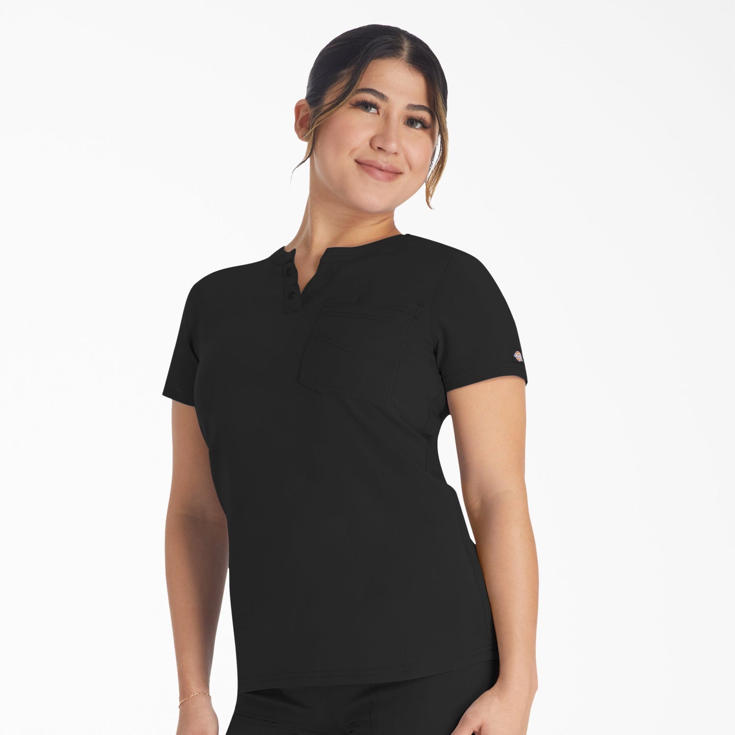 Dickies Women's EDS NXT Henley Scrub Top