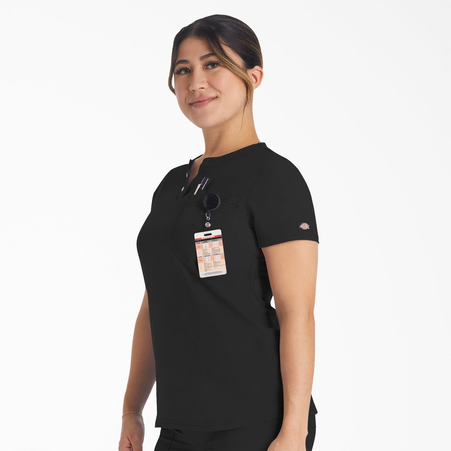 Dickies Women's EDS NXT Henley Scrub Top