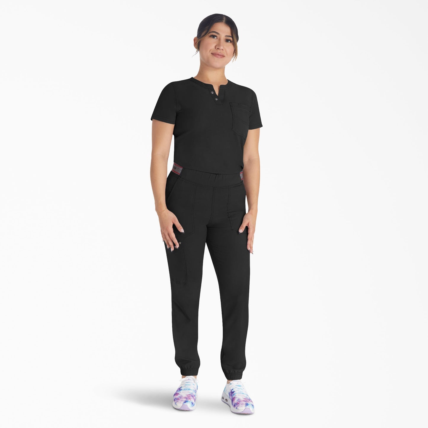 Dickies Women's EDS NXT Henley Scrub Top